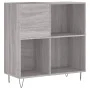 Plattenschrank aus grauem Sonoma-Sperrholz, 84,5 x 38 x 89 cm von vidaXL, CD- und DVD-Speicher - Ref: Foro24-831778, Preis: 6...