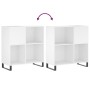 Weißer Plattenschrank aus Sperrholz, 84,5 x 38 x 89 cm von vidaXL, CD- und DVD-Speicher - Ref: Foro24-831780, Preis: 83,19 €,...