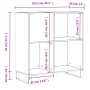Weißer Plattenschrank aus Sperrholz, 84,5 x 38 x 89 cm von vidaXL, CD- und DVD-Speicher - Ref: Foro24-831780, Preis: 83,19 €,...