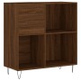 Brown oak plywood disc cabinet 84.5x38x89 cm by vidaXL, CD and DVD storage - Ref: Foro24-831779, Price: 70,16 €, Discount: %