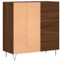 Brown oak plywood disc cabinet 84.5x38x89 cm by vidaXL, CD and DVD storage - Ref: Foro24-831779, Price: 70,16 €, Discount: %