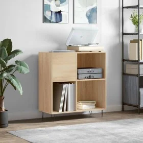 Scheibenschrank aus Sonoma-Eichensperrholz, 84,5 x 38 x 89 cm von vidaXL, CD- und DVD-Speicher - Ref: Foro24-831775, Preis: 6...