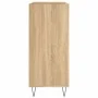 Mueble discos madera contrachapada roble Sonoma 84,5x38x89 cm de vidaXL, Almacenamiento para CD y DVD - Ref: Foro24-831775, P...