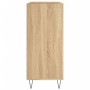 Scheibenschrank aus Sonoma-Eichensperrholz, 84,5 x 38 x 89 cm von vidaXL, CD- und DVD-Speicher - Ref: Foro24-831775, Preis: 7...