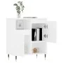 Sideboard aus weißem Sperrholz 60x35x70 cm von vidaXL, Sideboards - Ref: Foro24-831180, Preis: 53,24 €, Rabatt: %