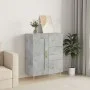 Concrete gray engineered wood sideboard 69.5x34x90 cm by vidaXL, Sideboards - Ref: Foro24-830248, Price: 90,13 €, Discount: %