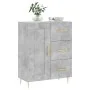 Concrete gray engineered wood sideboard 69.5x34x90 cm by vidaXL, Sideboards - Ref: Foro24-830248, Price: 90,13 €, Discount: %