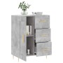 Concrete gray engineered wood sideboard 69.5x34x90 cm by vidaXL, Sideboards - Ref: Foro24-830248, Price: 91,22 €, Discount: %