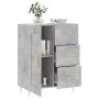 Concrete gray engineered wood sideboard 69.5x34x90 cm by vidaXL, Sideboards - Ref: Foro24-830248, Price: 90,13 €, Discount: %