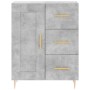 Concrete gray engineered wood sideboard 69.5x34x90 cm by vidaXL, Sideboards - Ref: Foro24-830248, Price: 91,22 €, Discount: %