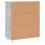 Concrete gray engineered wood sideboard 69.5x34x90 cm by vidaXL, Sideboards - Ref: Foro24-830248, Price: 90,13 €, Discount: %