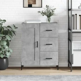 Concrete gray engineered wood sideboard 69.5x34x90 cm by vidaXL, Sideboards - Ref: Foro24-830272, Price: 101,12 €, Discount: %