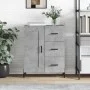 Concrete gray engineered wood sideboard 69.5x34x90 cm by vidaXL, Sideboards - Ref: Foro24-830272, Price: 101,12 €, Discount: %