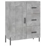 Concrete gray engineered wood sideboard 69.5x34x90 cm by vidaXL, Sideboards - Ref: Foro24-830272, Price: 101,12 €, Discount: %