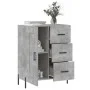 Concrete gray engineered wood sideboard 69.5x34x90 cm by vidaXL, Sideboards - Ref: Foro24-830272, Price: 101,12 €, Discount: %