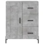Concrete gray engineered wood sideboard 69.5x34x90 cm by vidaXL, Sideboards - Ref: Foro24-830272, Price: 101,12 €, Discount: %