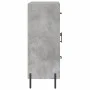 Concrete gray engineered wood sideboard 69.5x34x90 cm by vidaXL, Sideboards - Ref: Foro24-830272, Price: 101,12 €, Discount: %