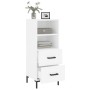 White engineered wood sideboard 34.5x34x90 cm by vidaXL, Sideboards - Ref: Foro24-828668, Price: 57,02 €, Discount: %