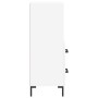 Weißes Sideboard aus Holzwerkstoff, 34,5 x 34 x 90 cm von vidaXL, Sideboards - Ref: Foro24-828668, Preis: 57,08 €, Rabatt: %