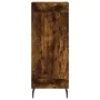 Sideboard aus geräuchertem Eichenholzwerkstoff, 34,5 x 34 x 90 cm von vidaXL, Sideboards - Ref: Foro24-830465, Preis: 61,93 €...
