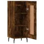 Sideboard aus geräuchertem Eichenholzwerkstoff, 34,5 x 34 x 90 cm von vidaXL, Sideboards - Ref: Foro24-830465, Preis: 61,93 €...