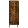 Aparador madera de ingeniería roble ahumado 34,5x34x90 cm de vidaXL, Aparadores - Ref: Foro24-830465, Precio: 61,93 €, Descue...