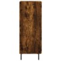 Sideboard aus geräuchertem Eichenholzwerkstoff, 34,5 x 34 x 90 cm von vidaXL, Sideboards - Ref: Foro24-830465, Preis: 62,71 €...