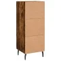 Sideboard aus geräuchertem Eichenholzwerkstoff, 34,5 x 34 x 90 cm von vidaXL, Sideboards - Ref: Foro24-830465, Preis: 61,93 €...