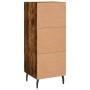 Sideboard aus geräuchertem Eichenholzwerkstoff, 34,5 x 34 x 90 cm von vidaXL, Sideboards - Ref: Foro24-830465, Preis: 62,71 €...