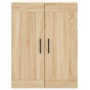 Sonoma oak engineered wood wall cabinet 69.5x34x90 cm by vidaXL, Sideboards - Ref: Foro24-830407, Price: 71,84 €, Discount: %