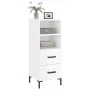 Sideboard aus glänzendem weißem Sperrholz 34,5x34x90 cm von vidaXL, Sideboards - Ref: Foro24-828670, Preis: 54,07 €, Rabatt: %