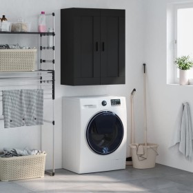 Black engineered wood wall cabinet 69.5x34x90 cm by vidaXL, Sideboards - Ref: Foro24-830397, Price: 78,81 €, Discount: %