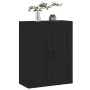Armario de pared madera de ingeniería negro 69,5x34x90 cm de vidaXL, Aparadores - Ref: Foro24-830397, Precio: 82,95 €, Descue...