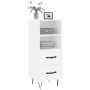 White engineered wood sideboard 34.5x34x90 cm by vidaXL, Sideboards - Ref: Foro24-828660, Price: 52,38 €, Discount: %