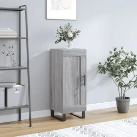 Engineered wood gray Sonoma sideboard 34.5x34x90 cm by vidaXL, Sideboards - Ref: Foro24-830474, Price: 67,63 €, Discount: %