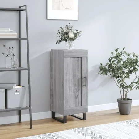 Engineered wood gray Sonoma sideboard 34.5x34x90 cm by vidaXL, Sideboards - Ref: Foro24-830474, Price: 67,63 €, Discount: %