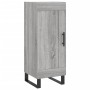 Sonoma Sideboard aus grauem Holzwerkstoff 34,5x34x90 cm von vidaXL, Sideboards - Ref: Foro24-830474, Preis: 68,53 €, Rabatt: %