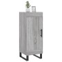 Sonoma Sideboard aus grauem Holzwerkstoff 34,5x34x90 cm von vidaXL, Sideboards - Ref: Foro24-830474, Preis: 68,53 €, Rabatt: %