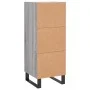 Engineered wood gray Sonoma sideboard 34.5x34x90 cm by vidaXL, Sideboards - Ref: Foro24-830474, Price: 67,63 €, Discount: %