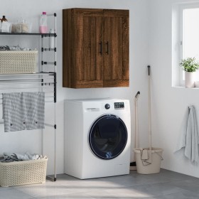 Brown oak engineered wood wall cabinet 69.5x34x90 cm by vidaXL, Sideboards - Ref: Foro24-830411, Price: 66,85 €, Discount: %