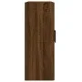 Brown oak engineered wood wall cabinet 69.5x34x90 cm by vidaXL, Sideboards - Ref: Foro24-830411, Price: 65,95 €, Discount: %