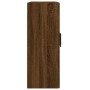 Wandschrank aus braunem Eichenholzwerkstoff, 69,5 x 34 x 90 cm von vidaXL, Sideboards - Ref: Foro24-830411, Preis: 66,85 €, R...