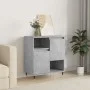 Betongraues Sperrholz-Sideboard 60x35x70 cm von vidaXL, Sideboards - Ref: Foro24-831184, Preis: 59,18 €, Rabatt: %