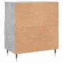 Betongraues Sperrholz-Sideboard 60x35x70 cm von vidaXL, Sideboards - Ref: Foro24-831184, Preis: 59,18 €, Rabatt: %