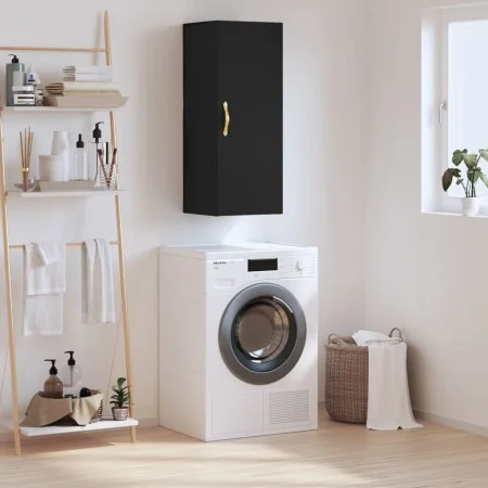 Armario de pared negro 34,5x34x90 cm de vidaXL, Aparadores - Ref: Foro24-828837, Precio: 47,44 €, Descuento: %