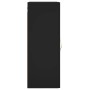 Armario de pared negro 34,5x34x90 cm