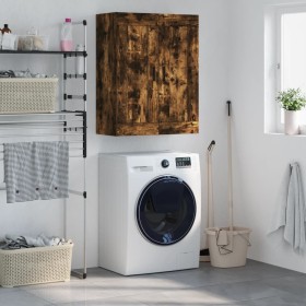 Armario de pared madera ingeniería roble ahumado 69,5x34x90 cm de vidaXL, Aparadores - Ref: Foro24-830401, Precio: 67,60 €