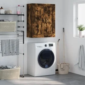 Smoked oak engineered wood wall cabinet 69.5x34x90 cm by vidaXL, Sideboards - Ref: Foro24-830401, Price: 67,06 €, Discount: %