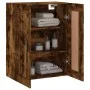 Armario de pared madera ingeniería roble ahumado 69,5x34x90 cm de vidaXL, Aparadores - Ref: Foro24-830401, Precio: 66,83 €, D...