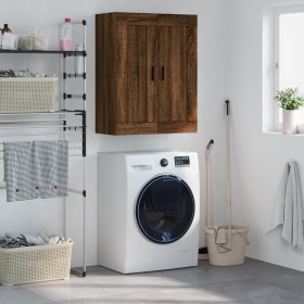 Engineered wood brown oak wall cabinet 69.5x34x90 cm by vidaXL, Sideboards - Ref: Foro24-830403, Price: 72,60 €, Discount: %